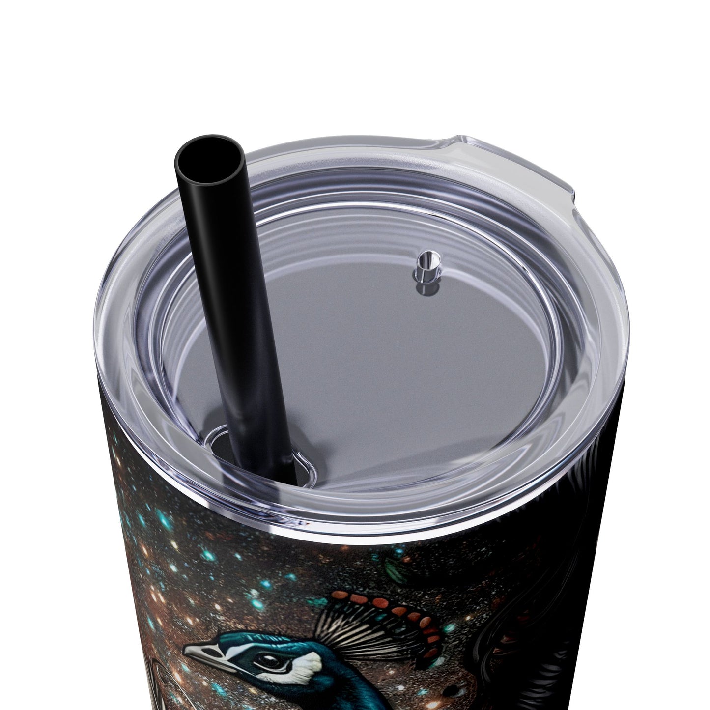 We can endure much more -Affirmation Art Skinny Tumbler - 20oz with Straw