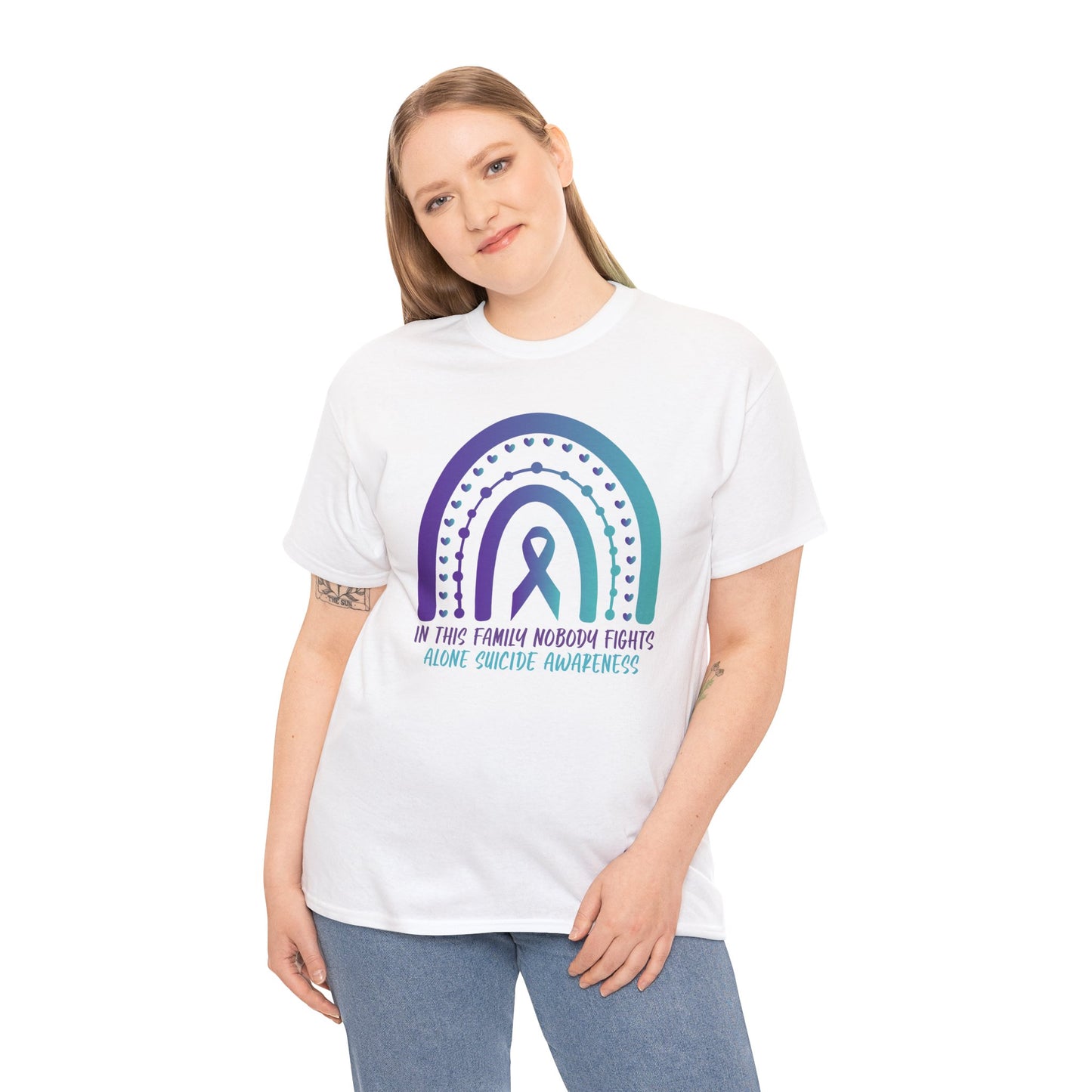 Suicide Prevention Awareness-In this Family Noone Fights Alone-Limited Edition T-shirts