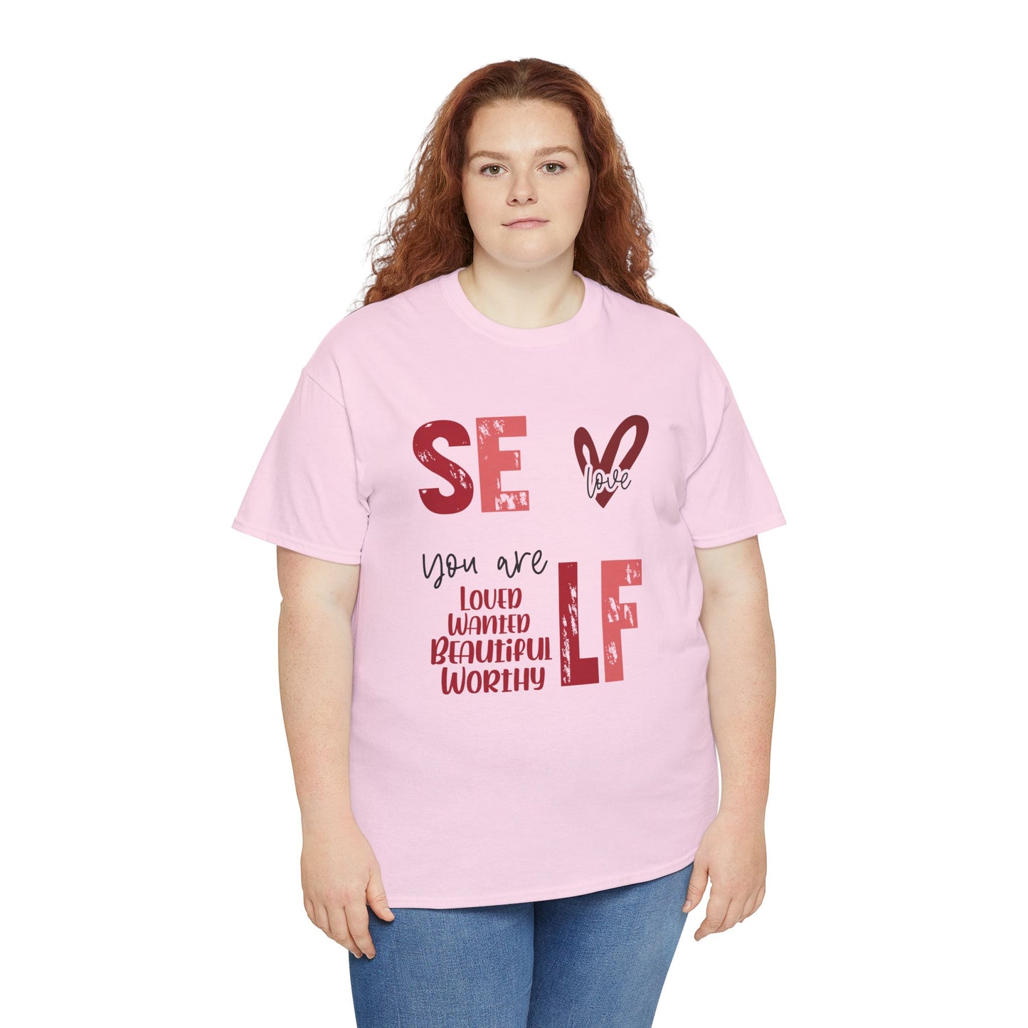 Self Love Inspirational Unisex Heavy Cotton Tee