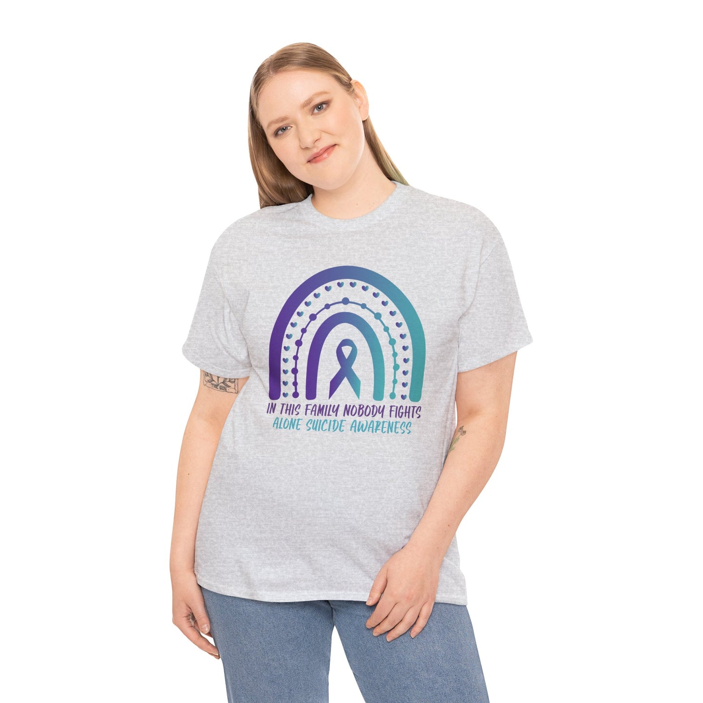 Suicide Prevention Awareness-In this Family Noone Fights Alone-Limited Edition T-shirts