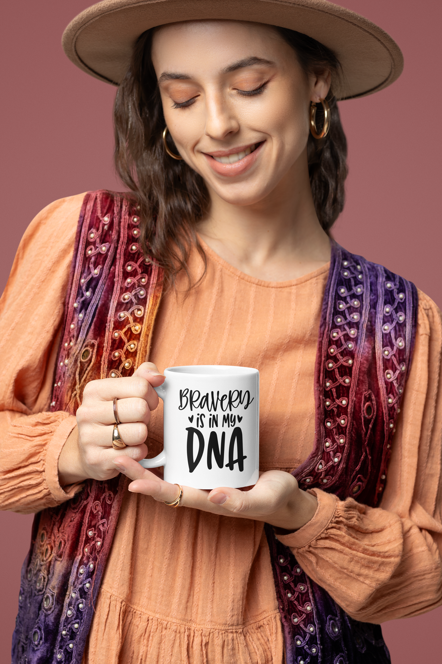 Bravery is in my DNA Mug 11oz