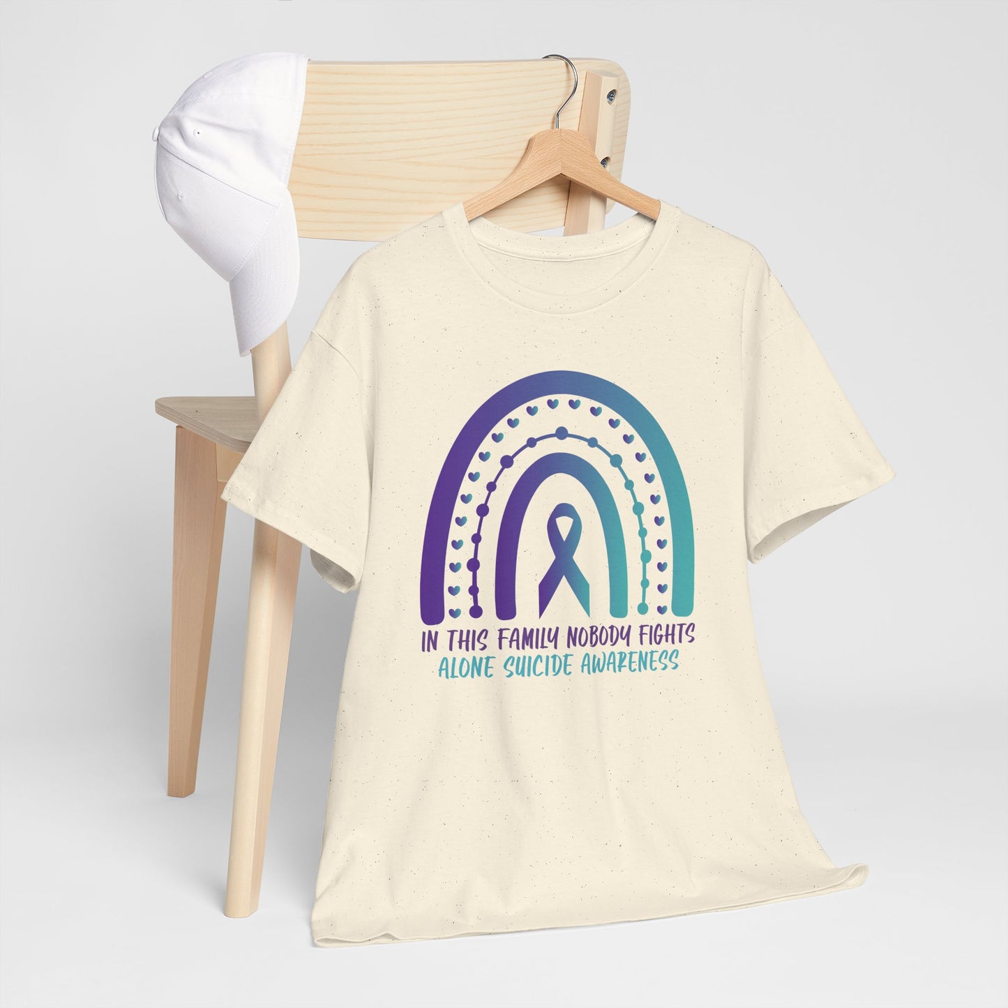 Suicide Prevention Awareness-In this Family Noone Fights Alone-Limited Edition T-shirts