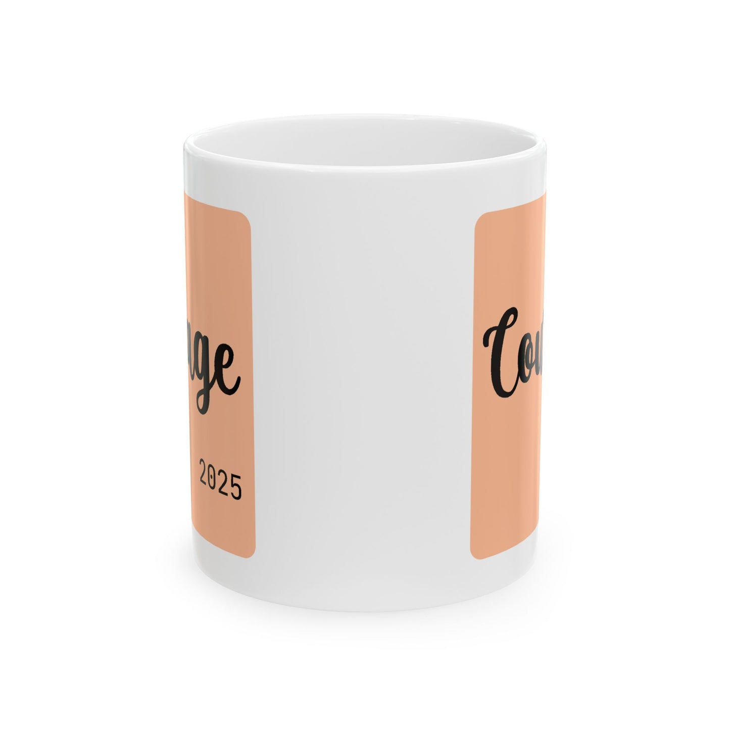 Customisable Word of the year Mug-PeachFuzz