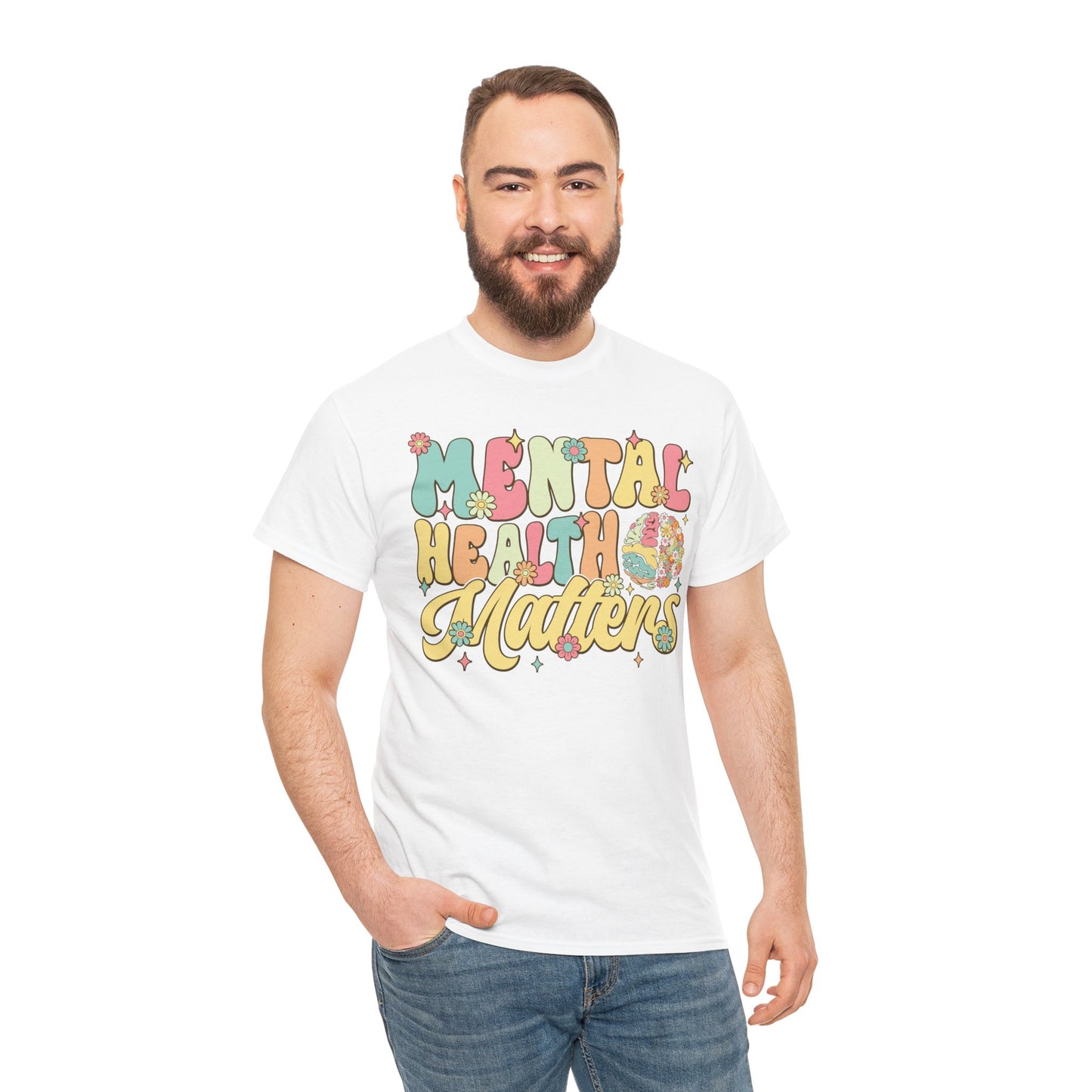 Mental Health Matters-Heavy Cotton Tee