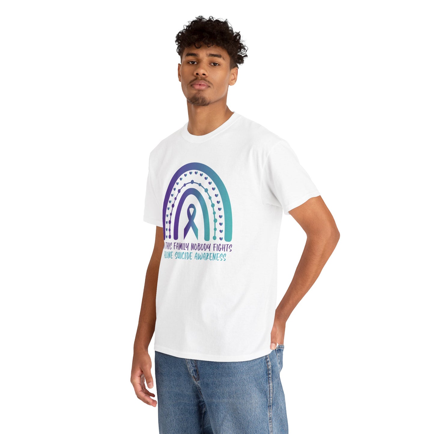 Suicide Prevention Awareness-In this Family Noone Fights Alone-Limited Edition T-shirts