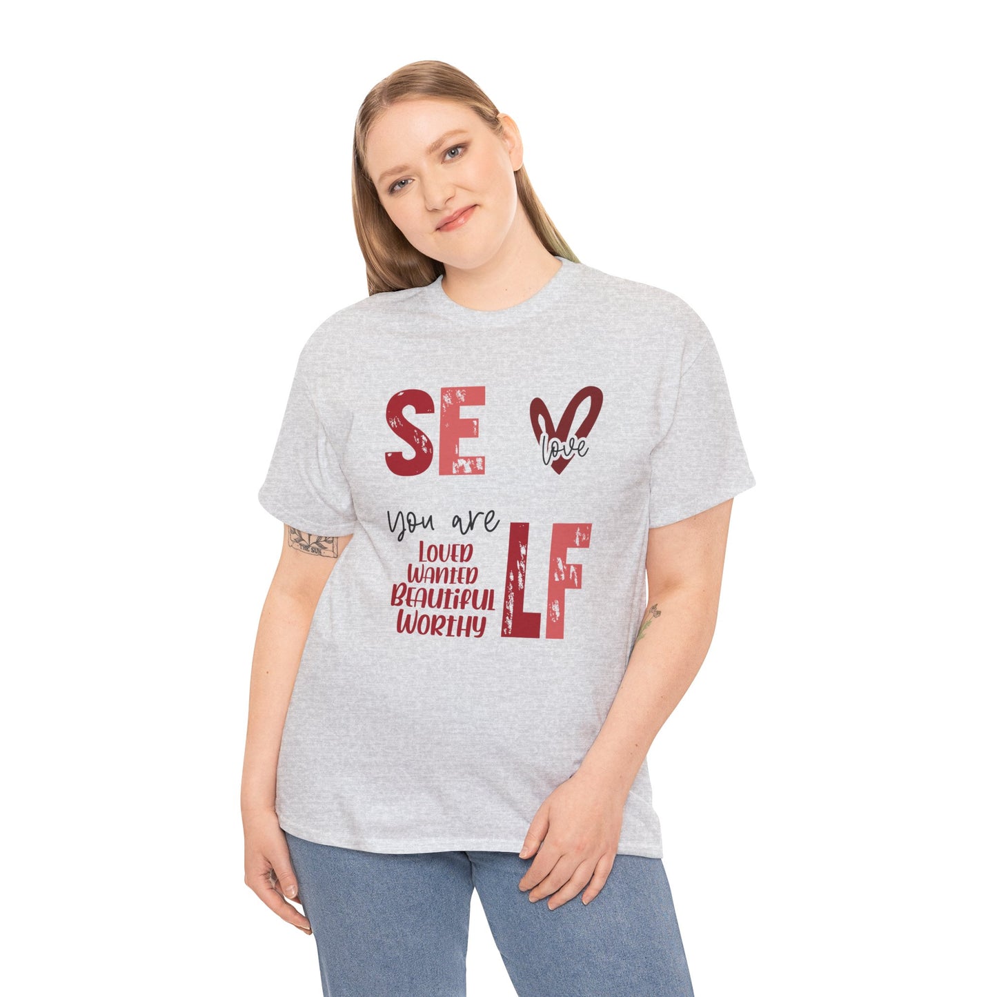 Self Love Inspirational Unisex Heavy Cotton Tee