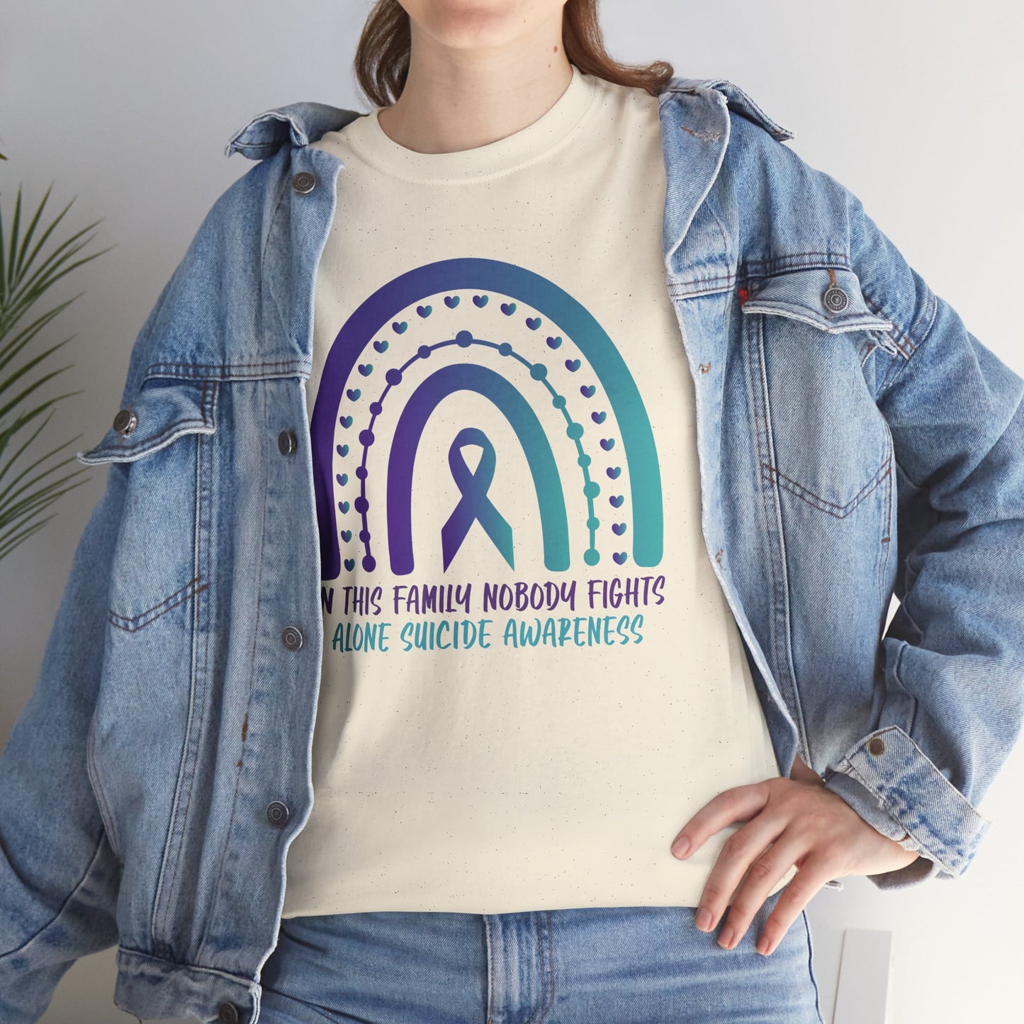 Suicide Prevention Awareness-In this Family Noone Fights Alone-Limited Edition T-shirts
