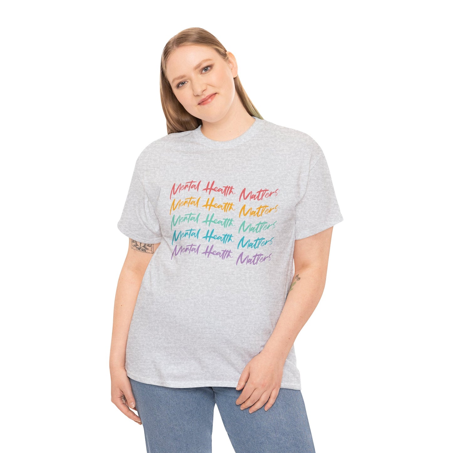 Mental Health Matters-Heavy Cotton Tee