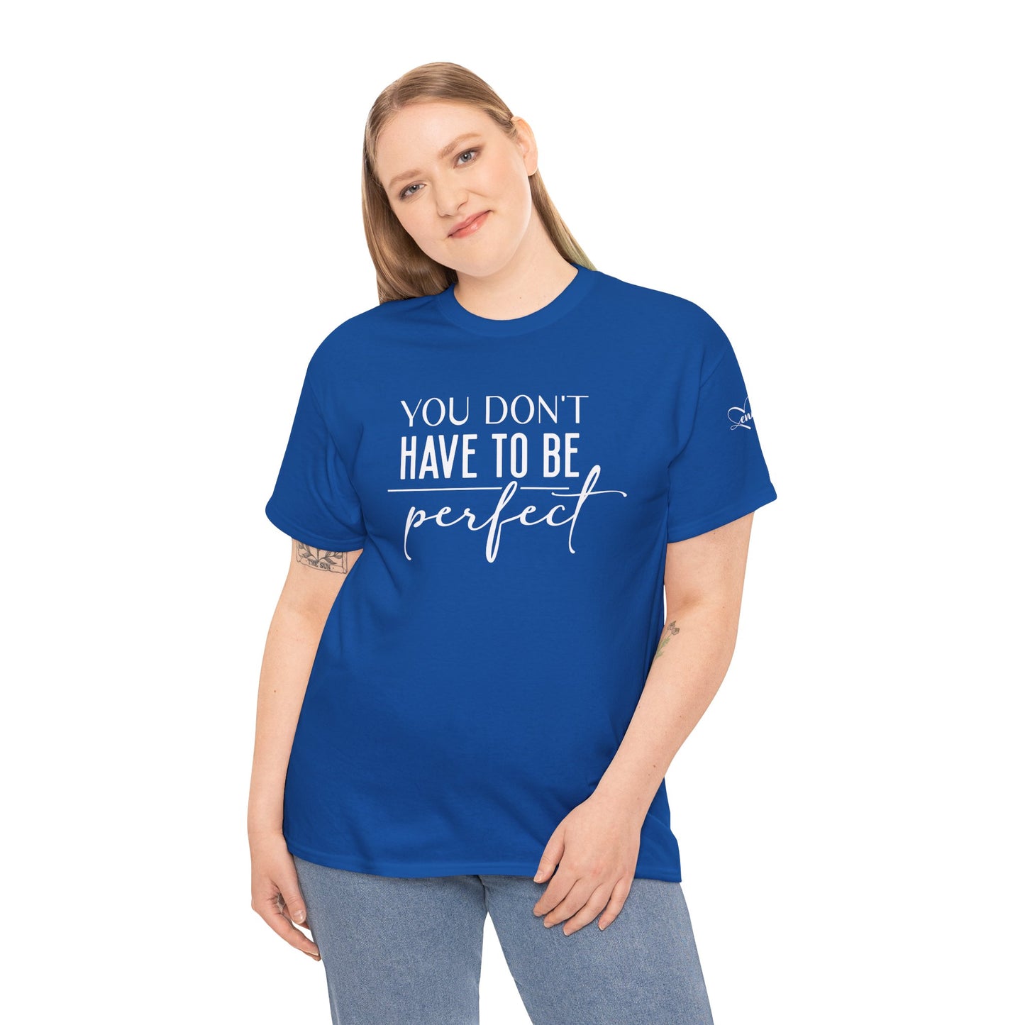 'You Don't Have to Be Perfect-you are enough'-Sleeve+inner print