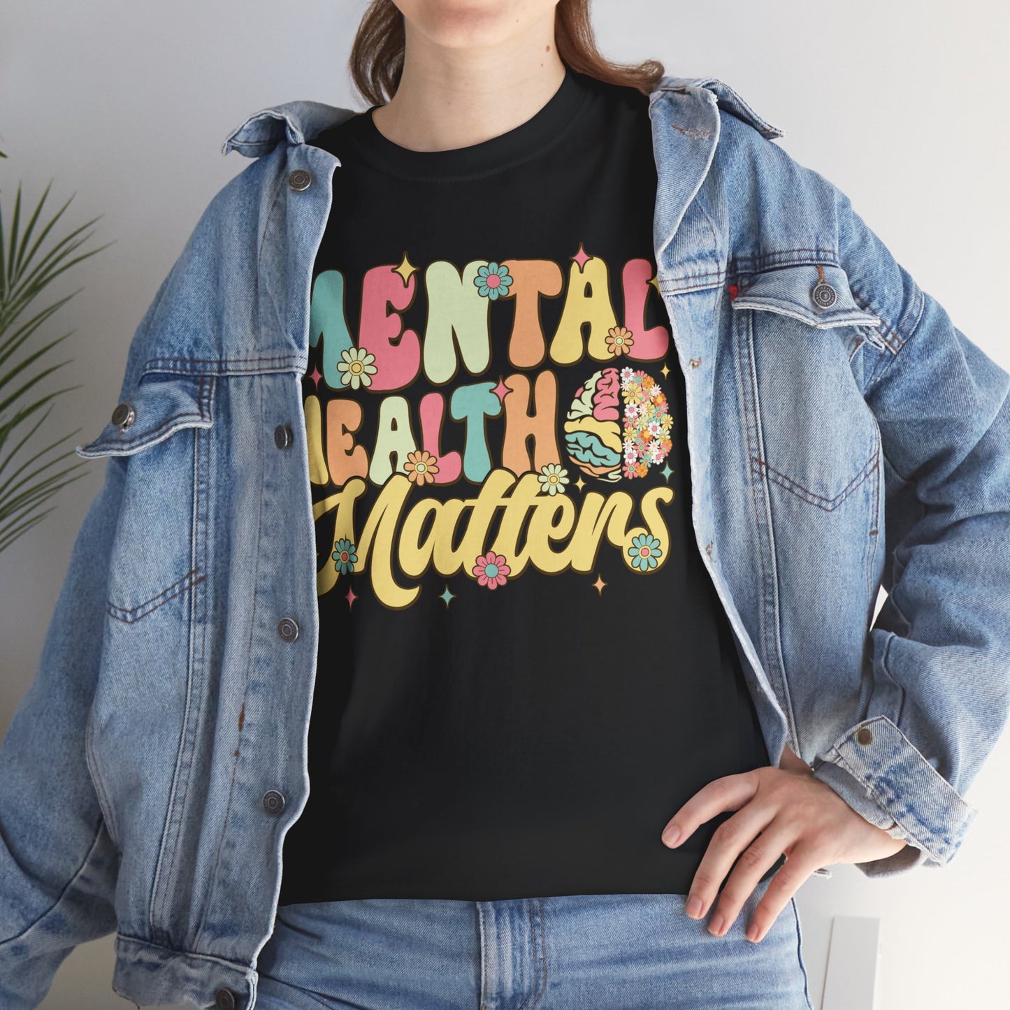 Mental Health Matters-Heavy Cotton Tee