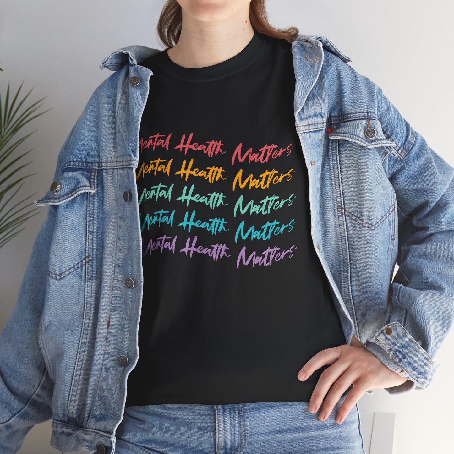 Mental Health Matters-Heavy Cotton Tee