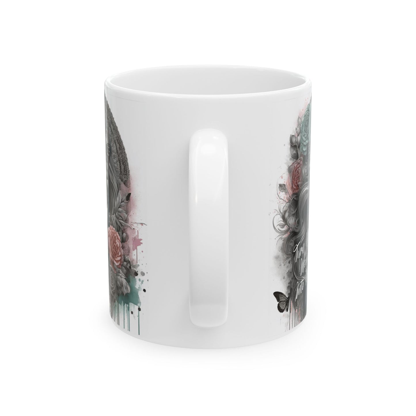 Turn your wounds into wisdom Affirmations Mug, (11oz, 15oz)