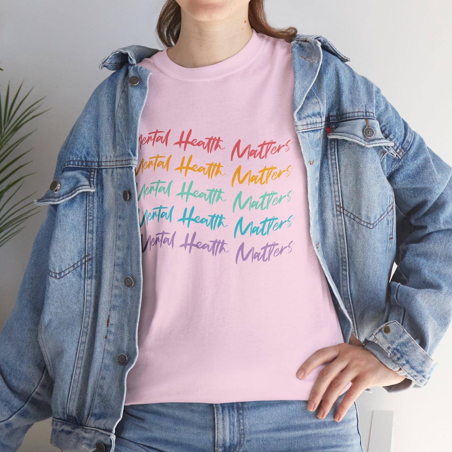 Mental Health Matters-Heavy Cotton Tee