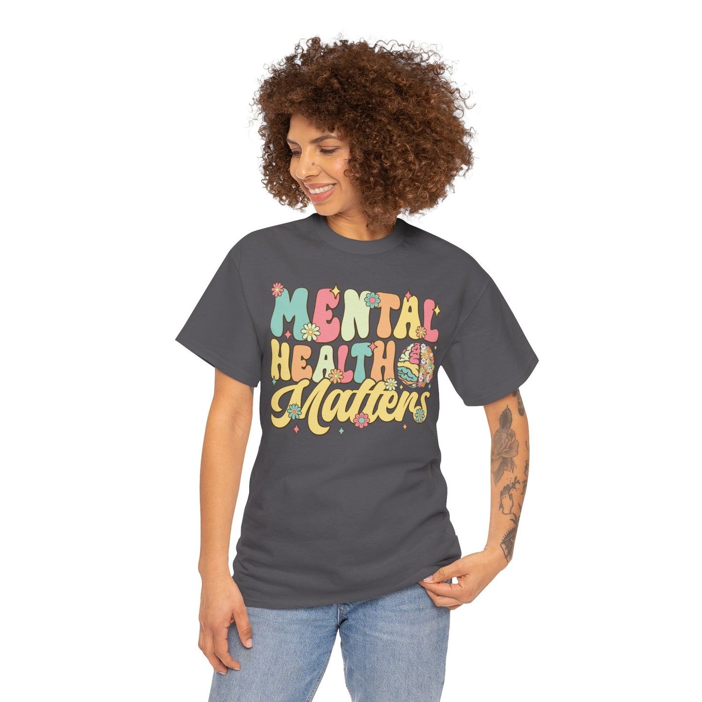 Mental Health Matters-Heavy Cotton Tee