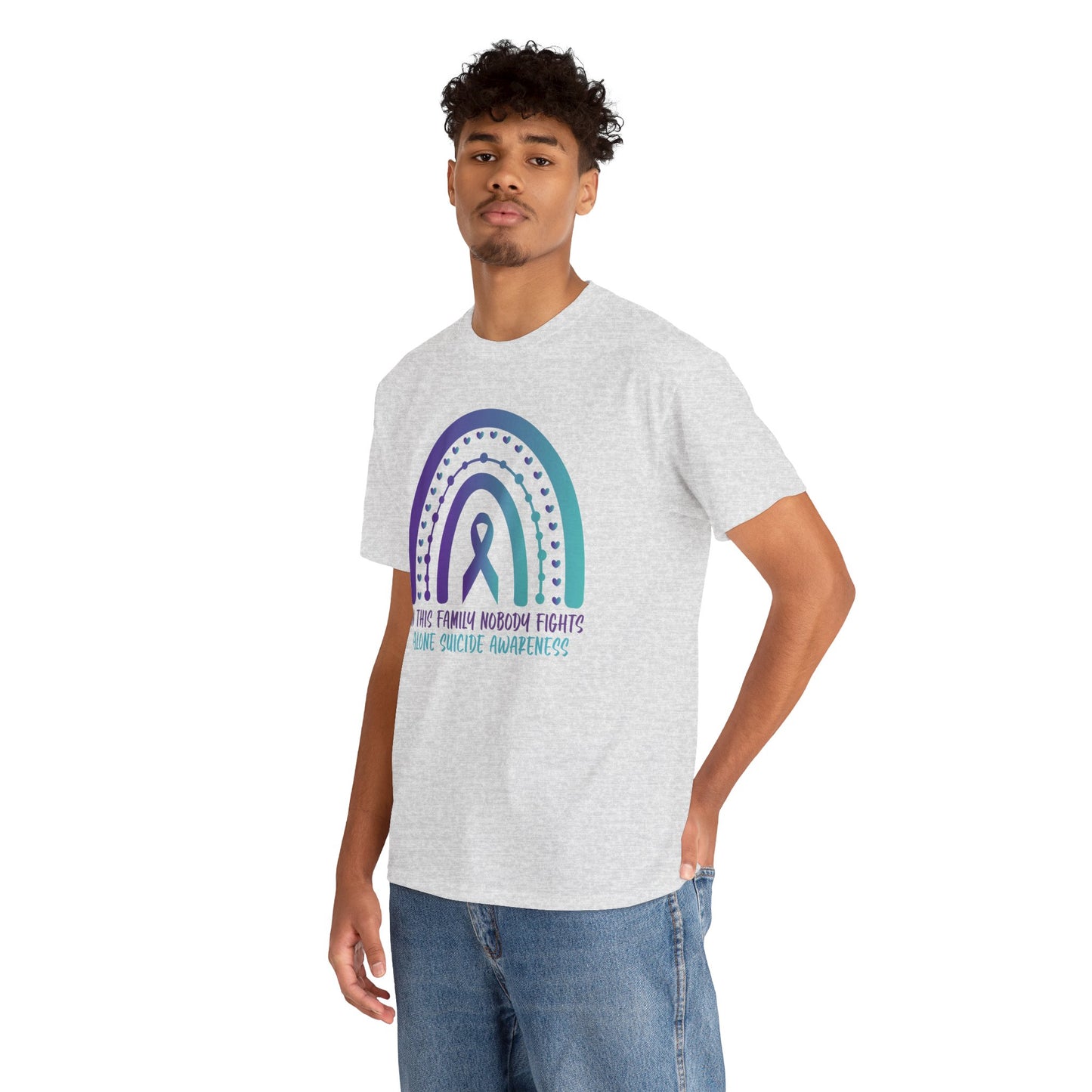 Suicide Prevention Awareness-In this Family Noone Fights Alone-Limited Edition T-shirts