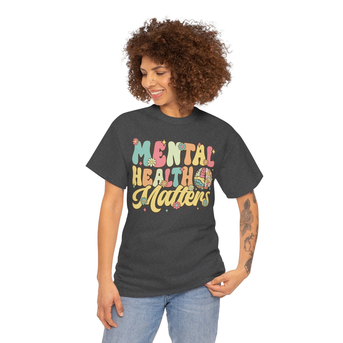 Mental Health Matters-Heavy Cotton Tee