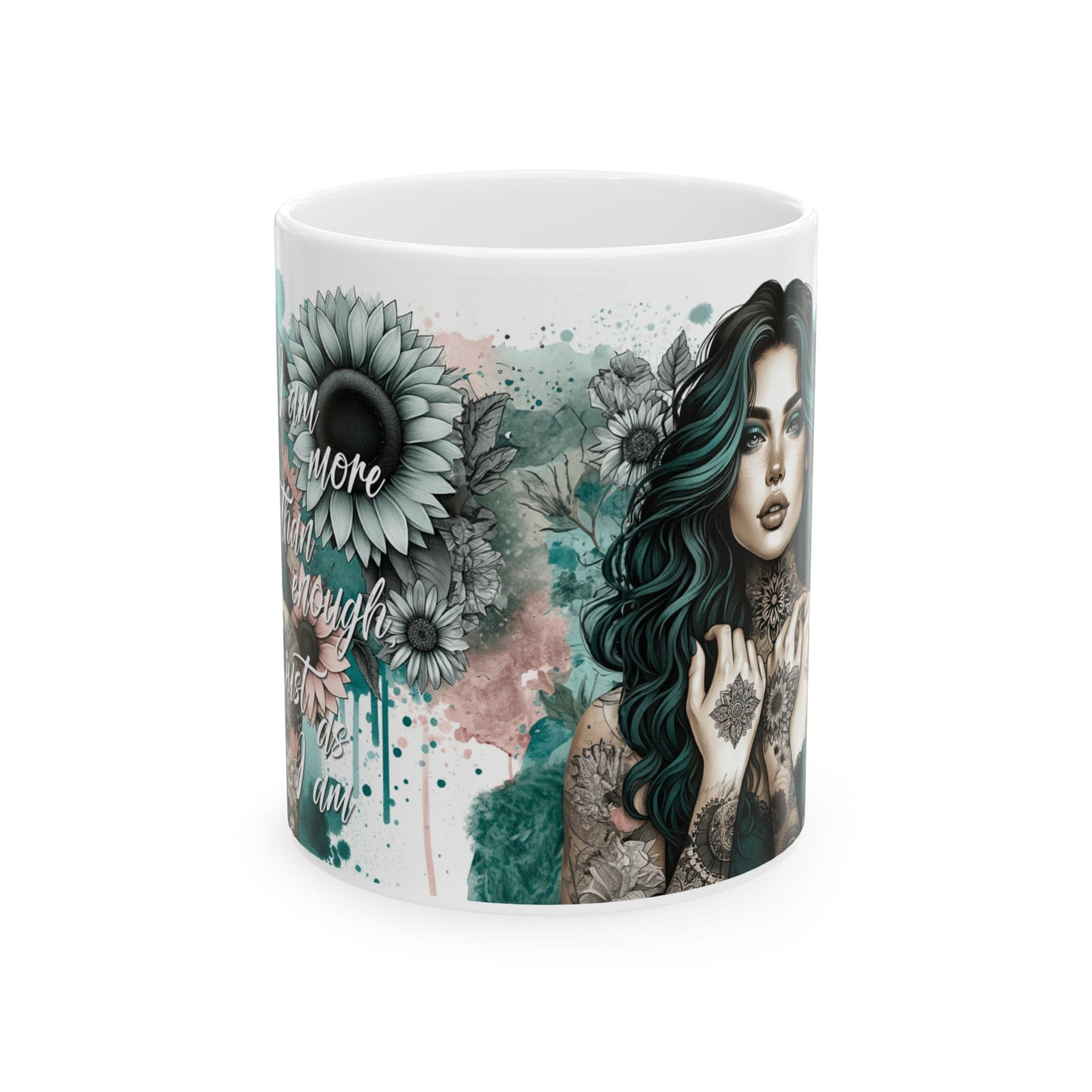 Iam more than Enough as iam Affirmations Mug, (11oz, 15oz)