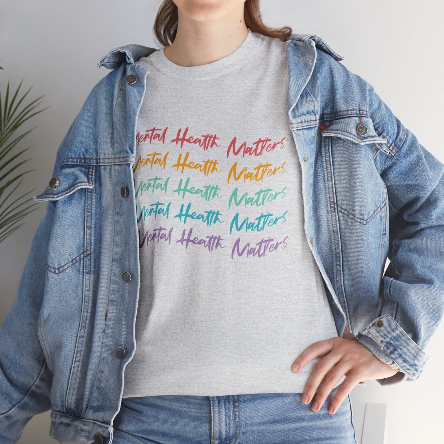 Mental Health Matters-Heavy Cotton Tee