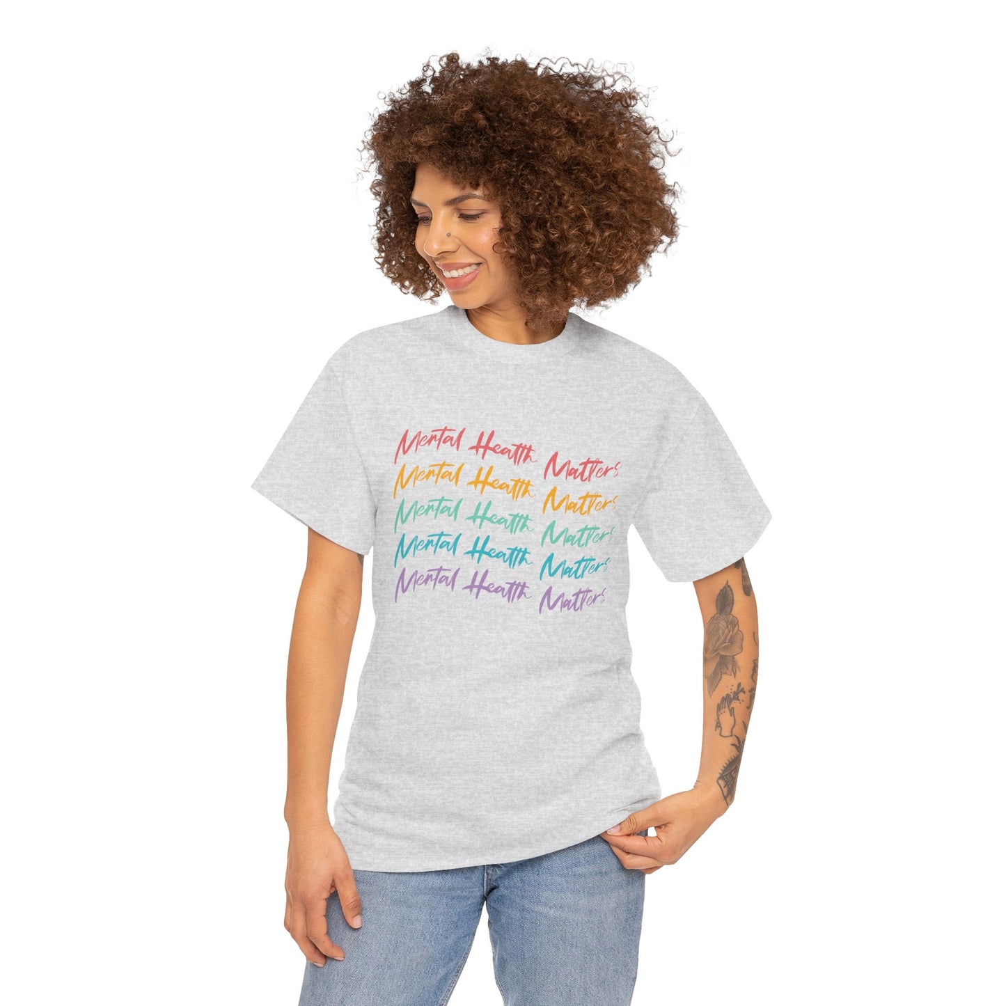Mental Health Matters-Heavy Cotton Tee