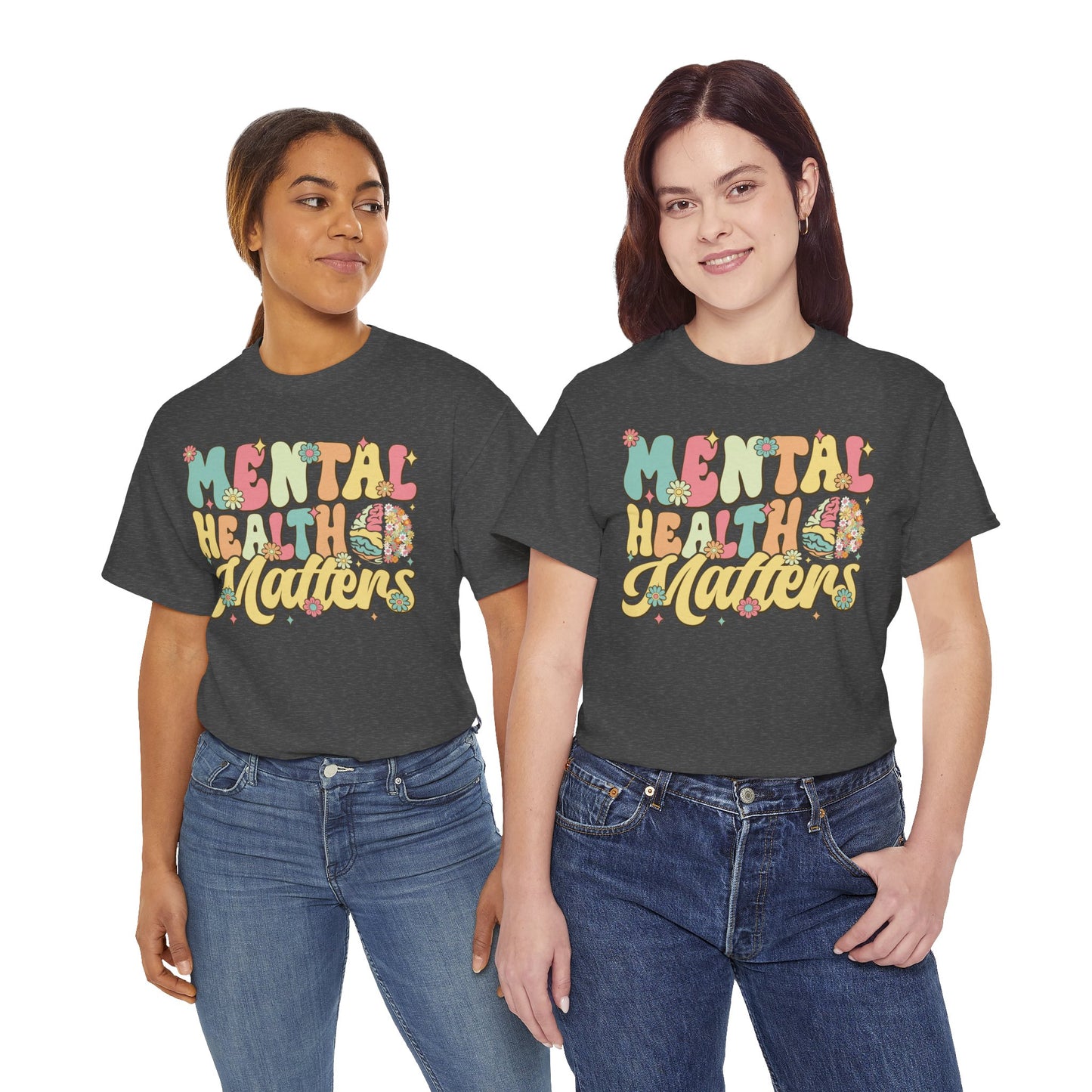 Mental Health Matters-Heavy Cotton Tee