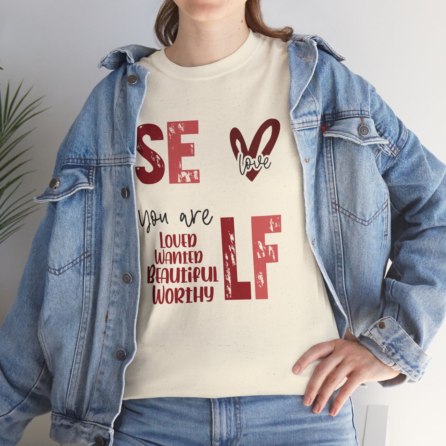 Self Love Inspirational Unisex Heavy Cotton Tee