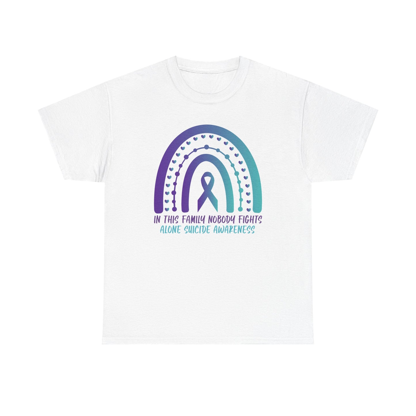 Suicide Prevention Awareness-In this Family Noone Fights Alone-Limited Edition T-shirts