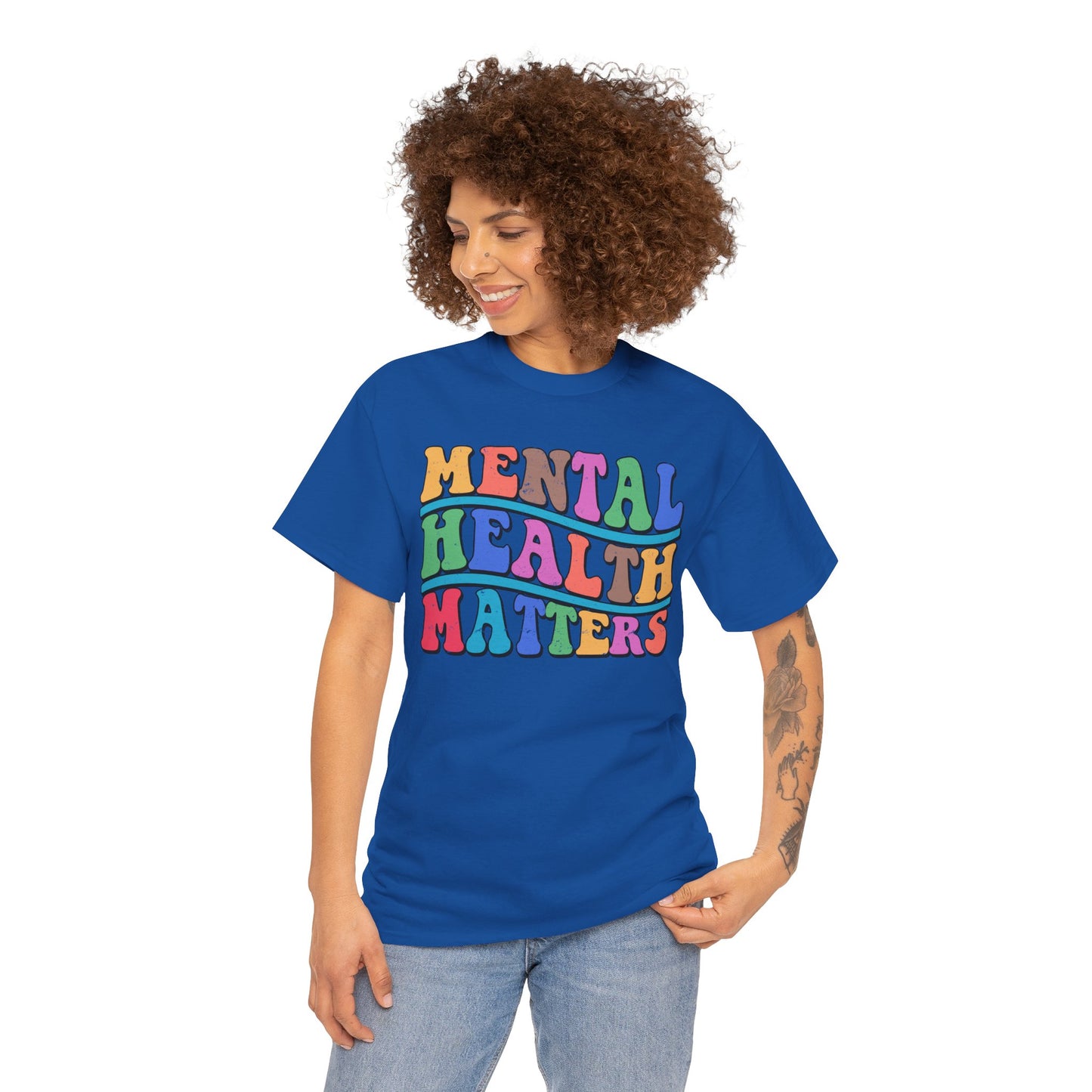 Mental Health Matters-Heavy Cotton Tee