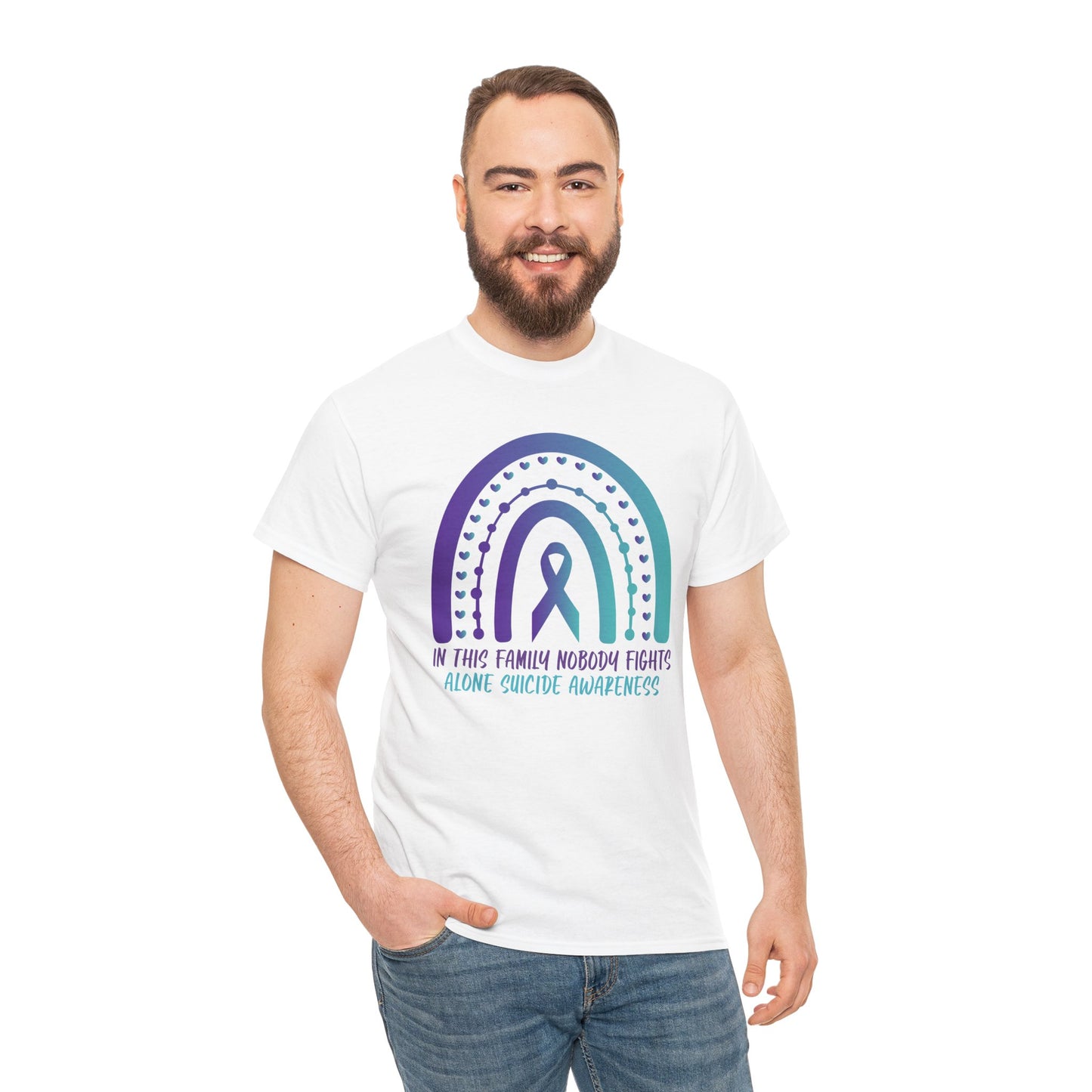 Suicide Prevention Awareness-In this Family Noone Fights Alone-Limited Edition T-shirts