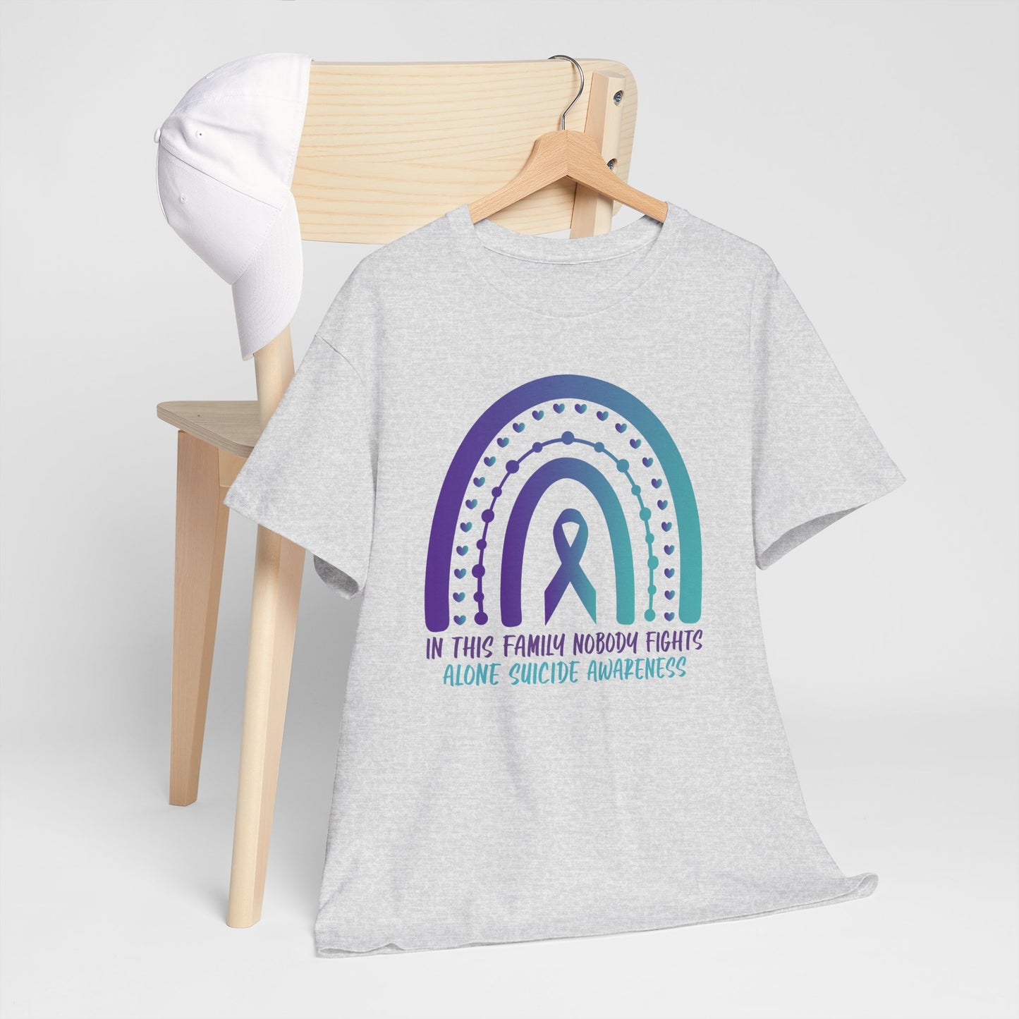 Suicide Prevention Awareness-In this Family Noone Fights Alone-Limited Edition T-shirts