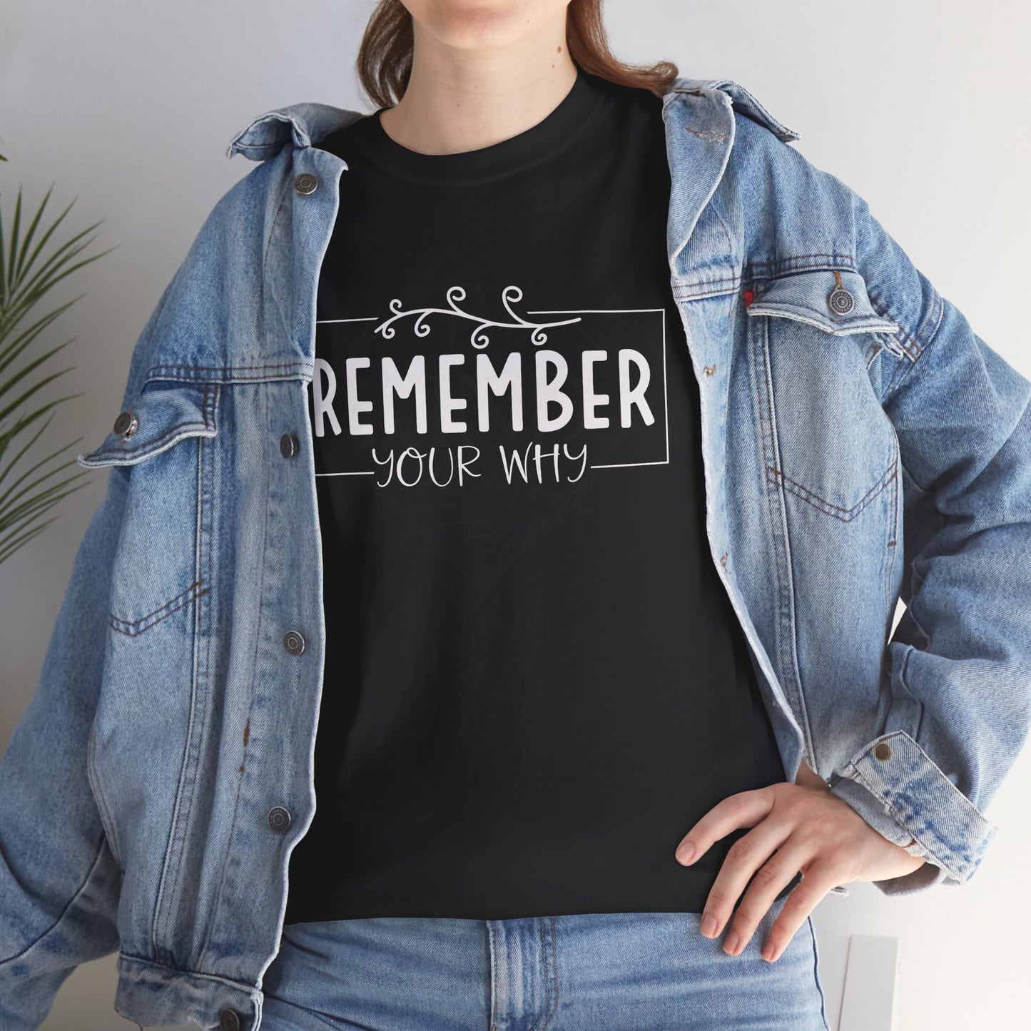Remember your Why Unisex Heavy Cotton Tee