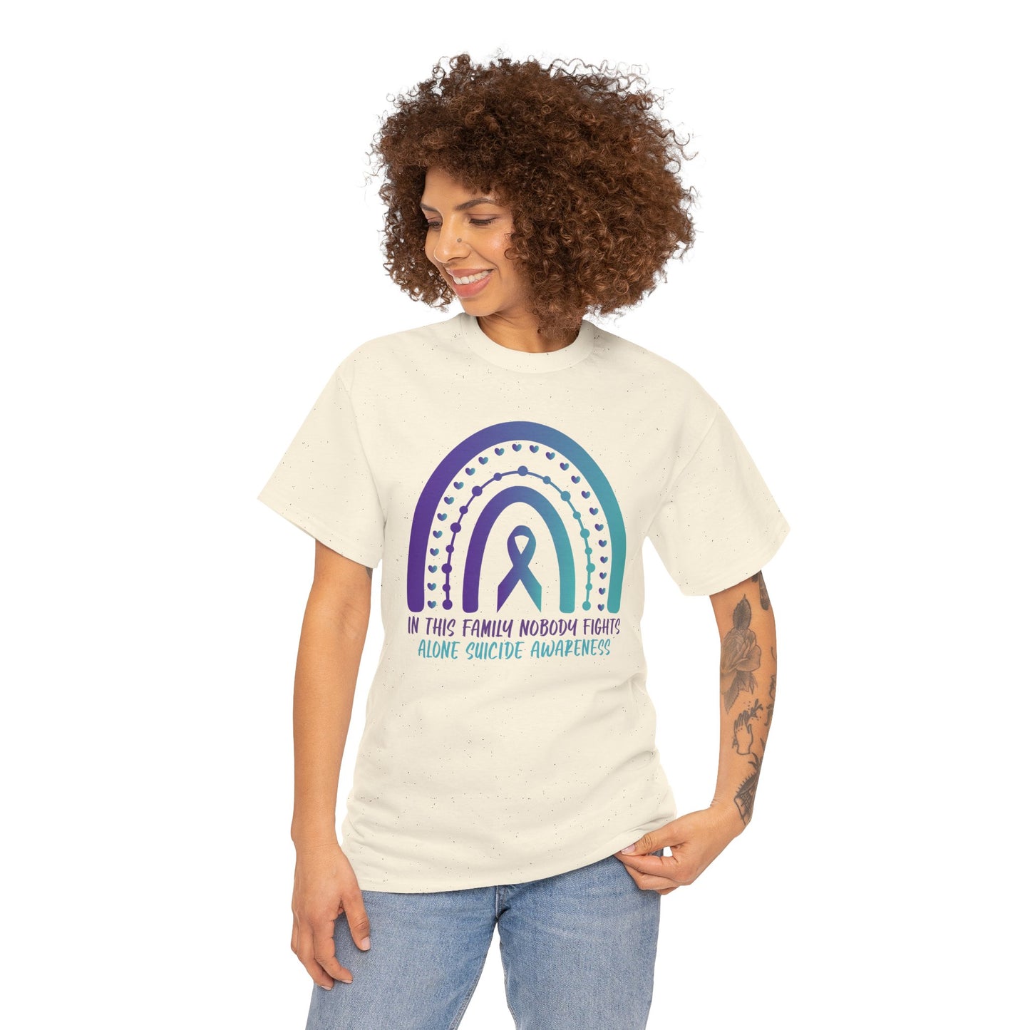 Suicide Prevention Awareness-In this Family Noone Fights Alone-Limited Edition T-shirts