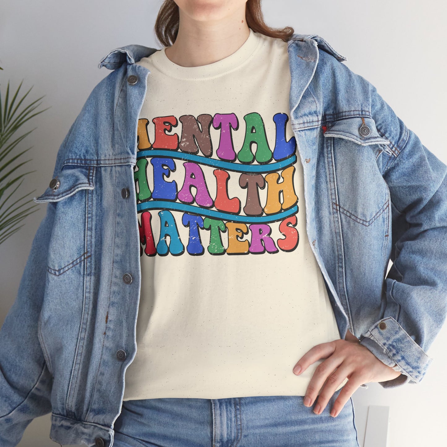 Mental Health Matters-Heavy Cotton Tee