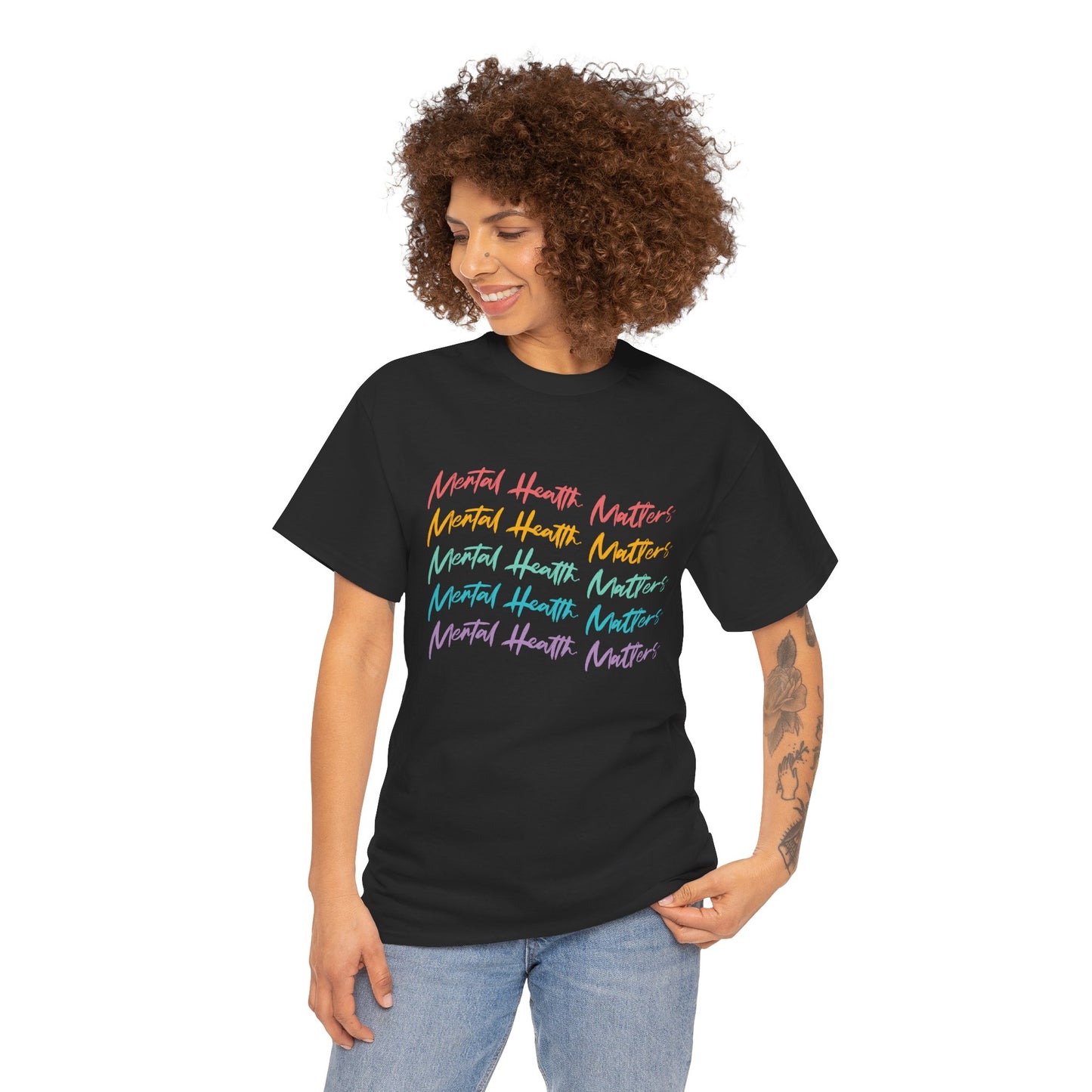 Mental Health Matters-Heavy Cotton Tee