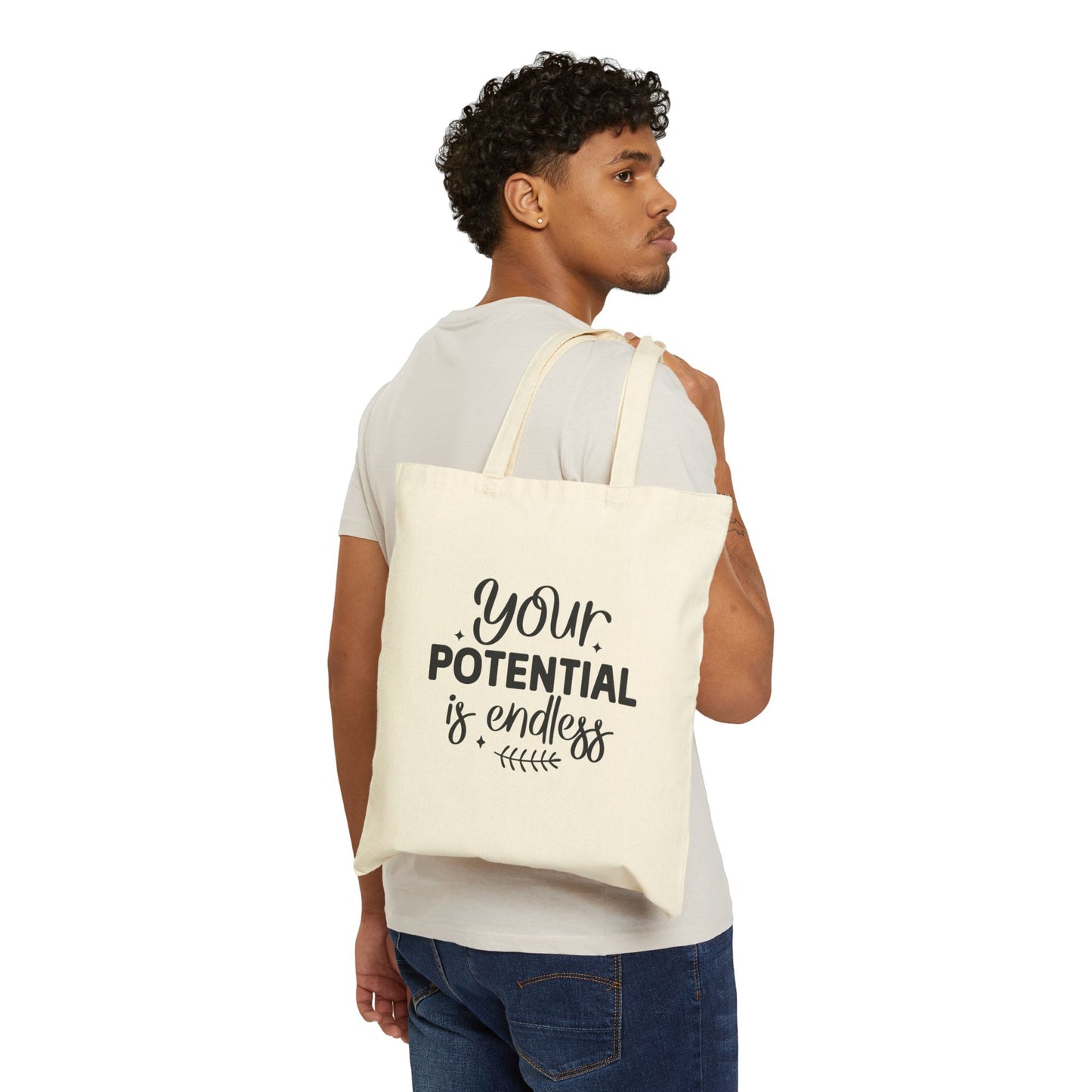 Your potential is endless Cotton Canvas Tote Bag