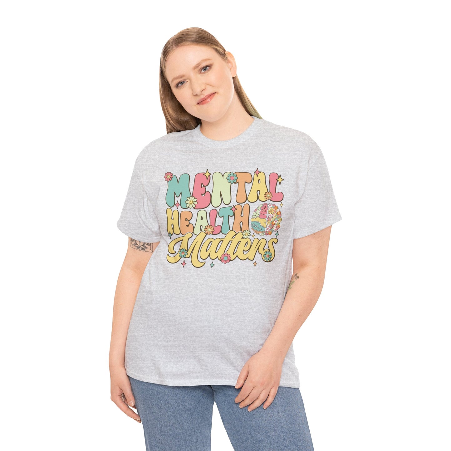 Mental Health Matters-Heavy Cotton Tee