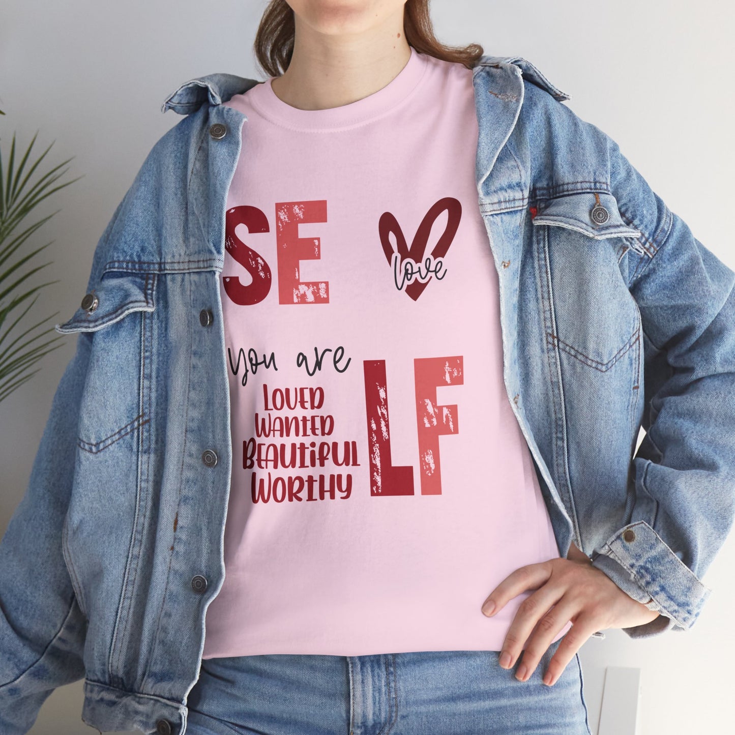 Self Love Inspirational Unisex Heavy Cotton Tee