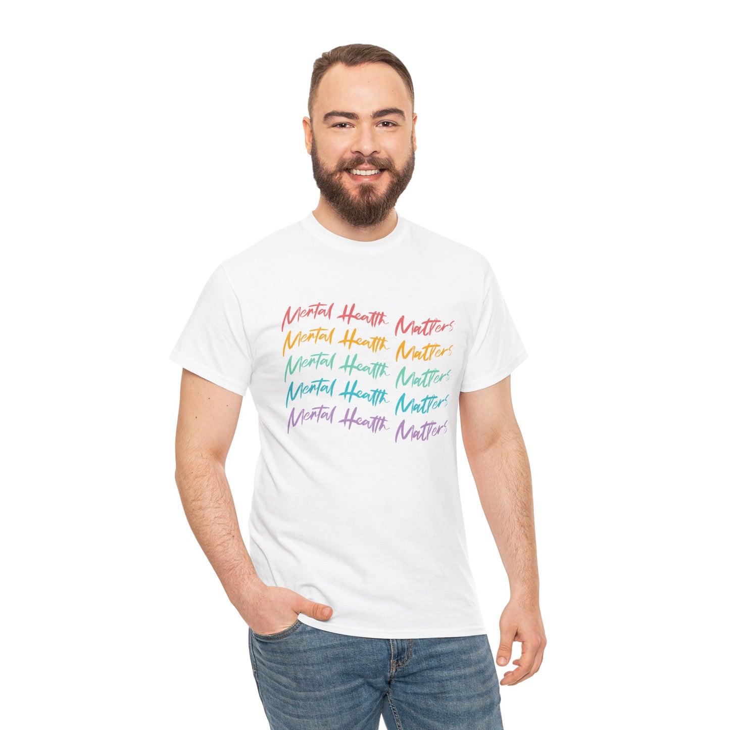 Mental Health Matters-Heavy Cotton Tee