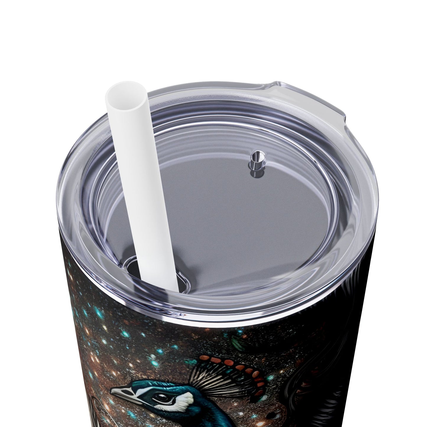 We can endure much more -Affirmation Art Skinny Tumbler - 20oz with Straw