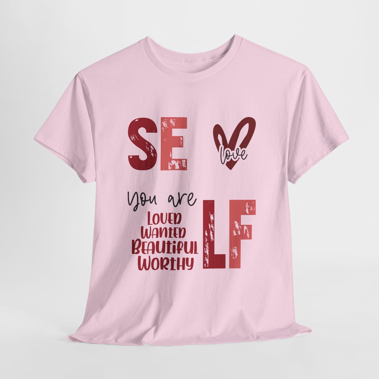Self Love Inspirational Unisex Heavy Cotton Tee