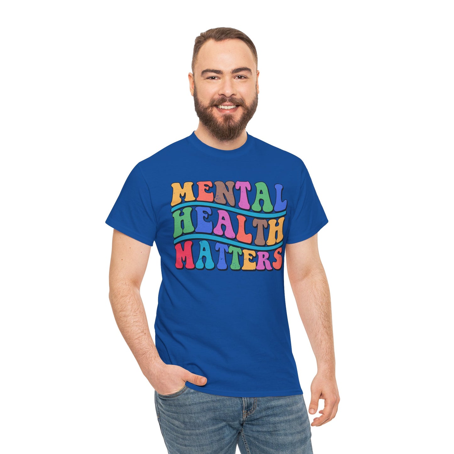 Mental Health Matters-Heavy Cotton Tee