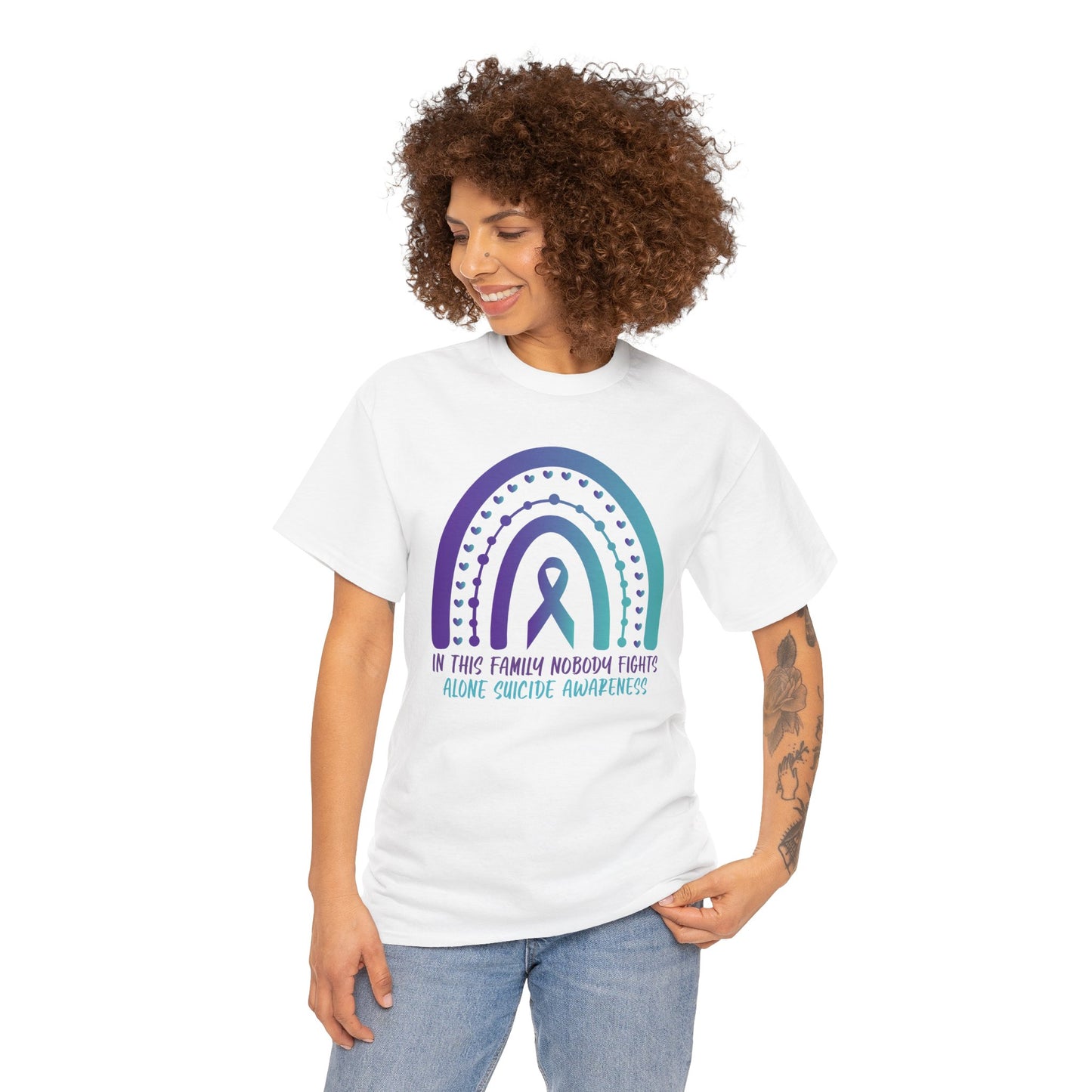 Suicide Prevention Awareness-In this Family Noone Fights Alone-Limited Edition T-shirts