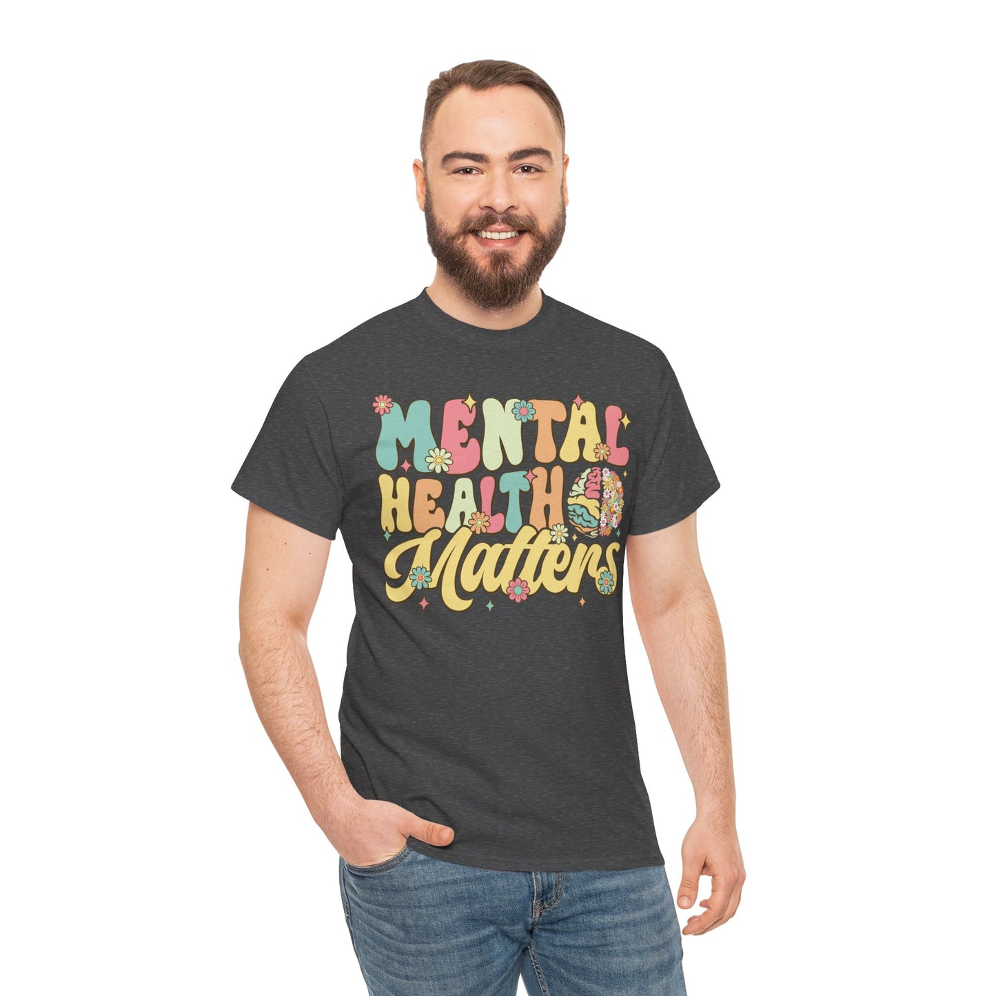 Mental Health Matters-Heavy Cotton Tee