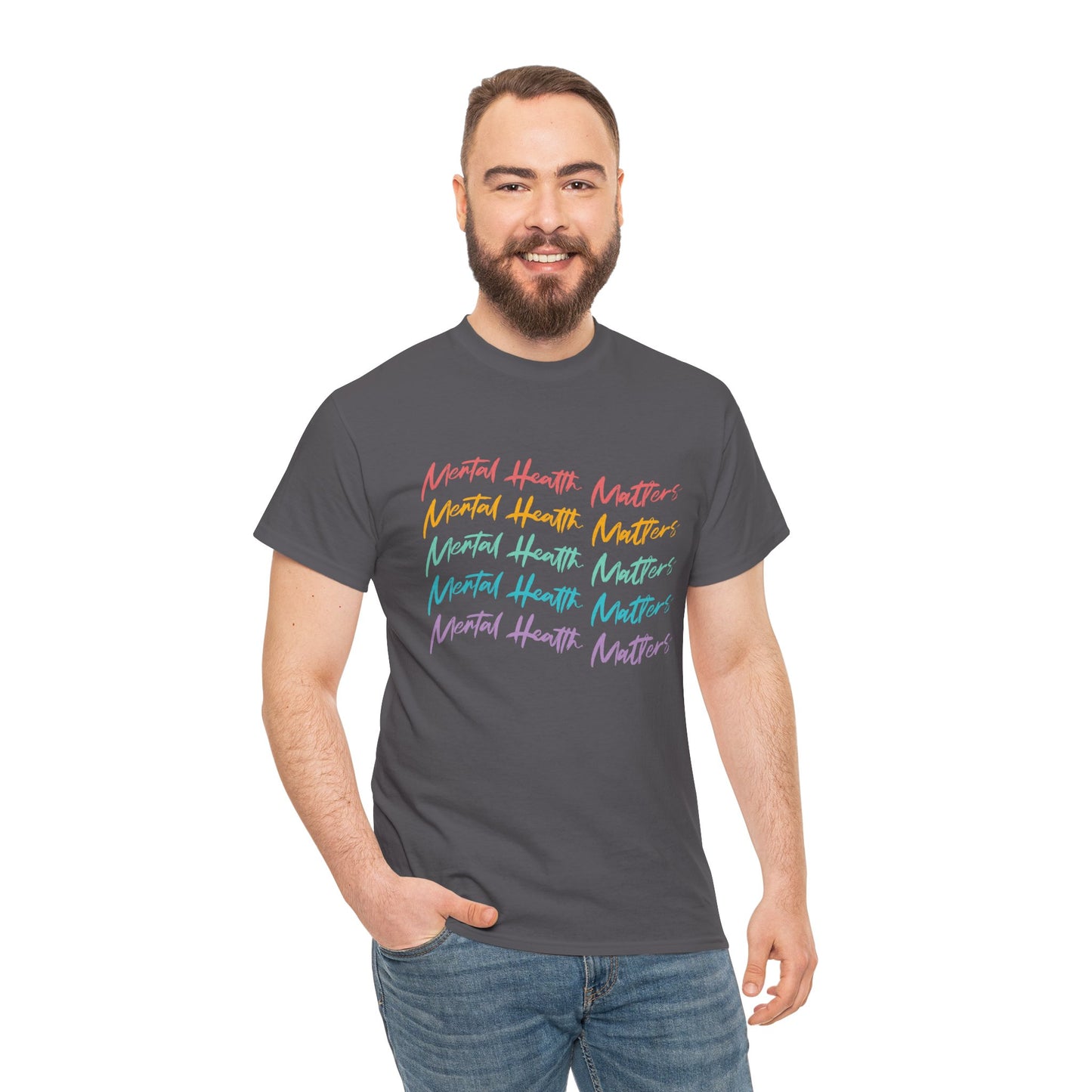Mental Health Matters-Heavy Cotton Tee