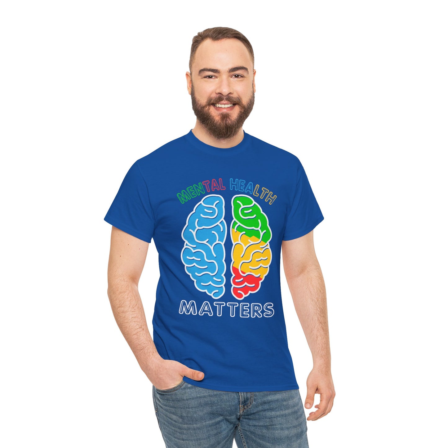 Mental Health Matters-Heavy Cotton Tee
