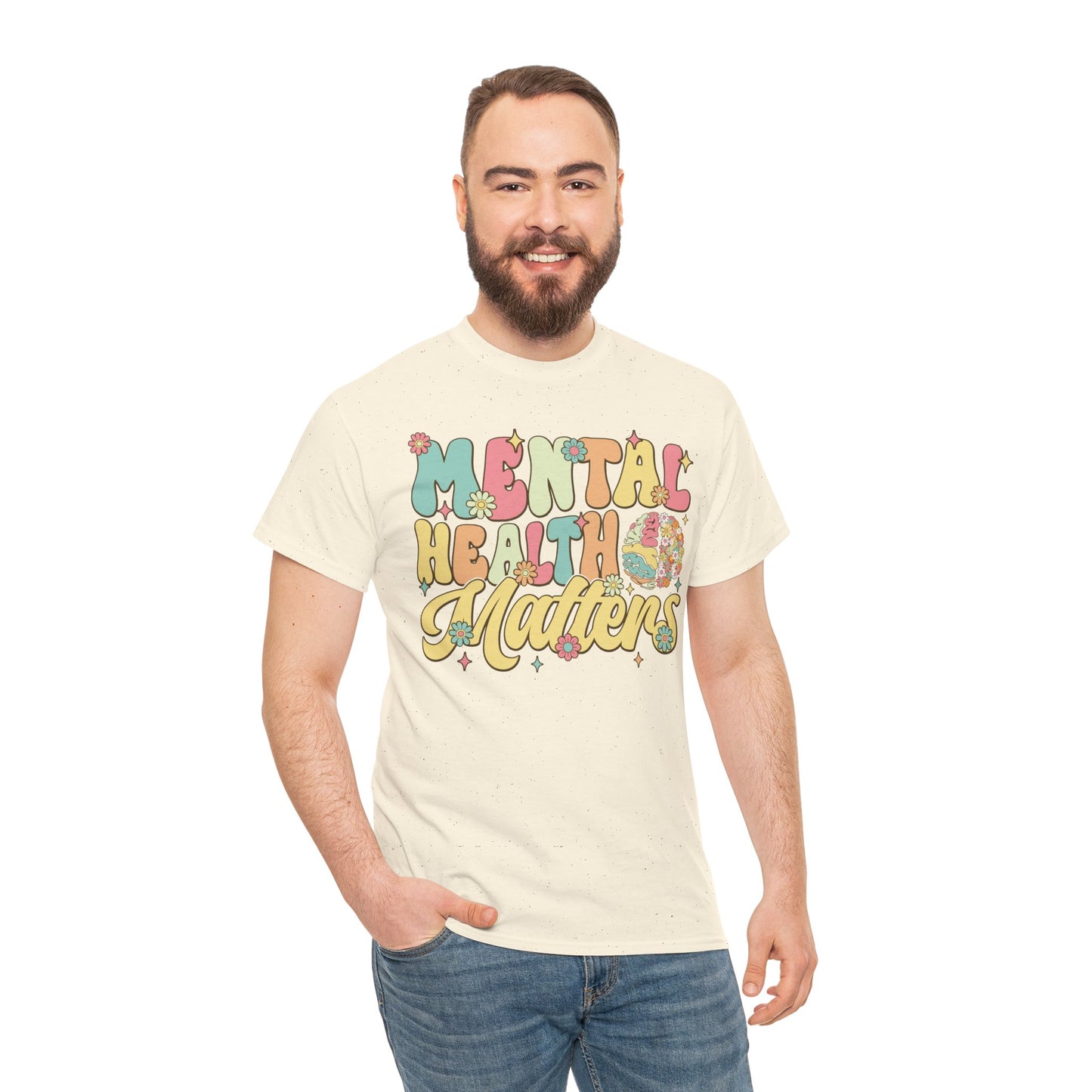 Mental Health Matters-Heavy Cotton Tee