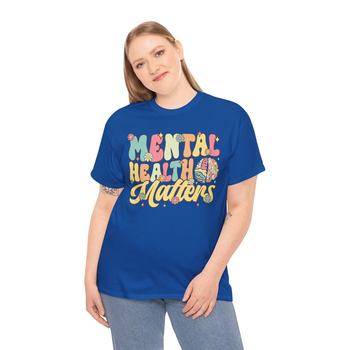 Mental Health Matters-Heavy Cotton Tee