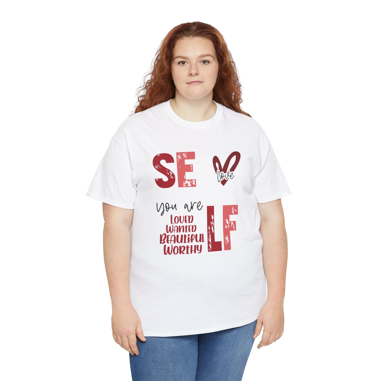 Self Love Inspirational Unisex Heavy Cotton Tee