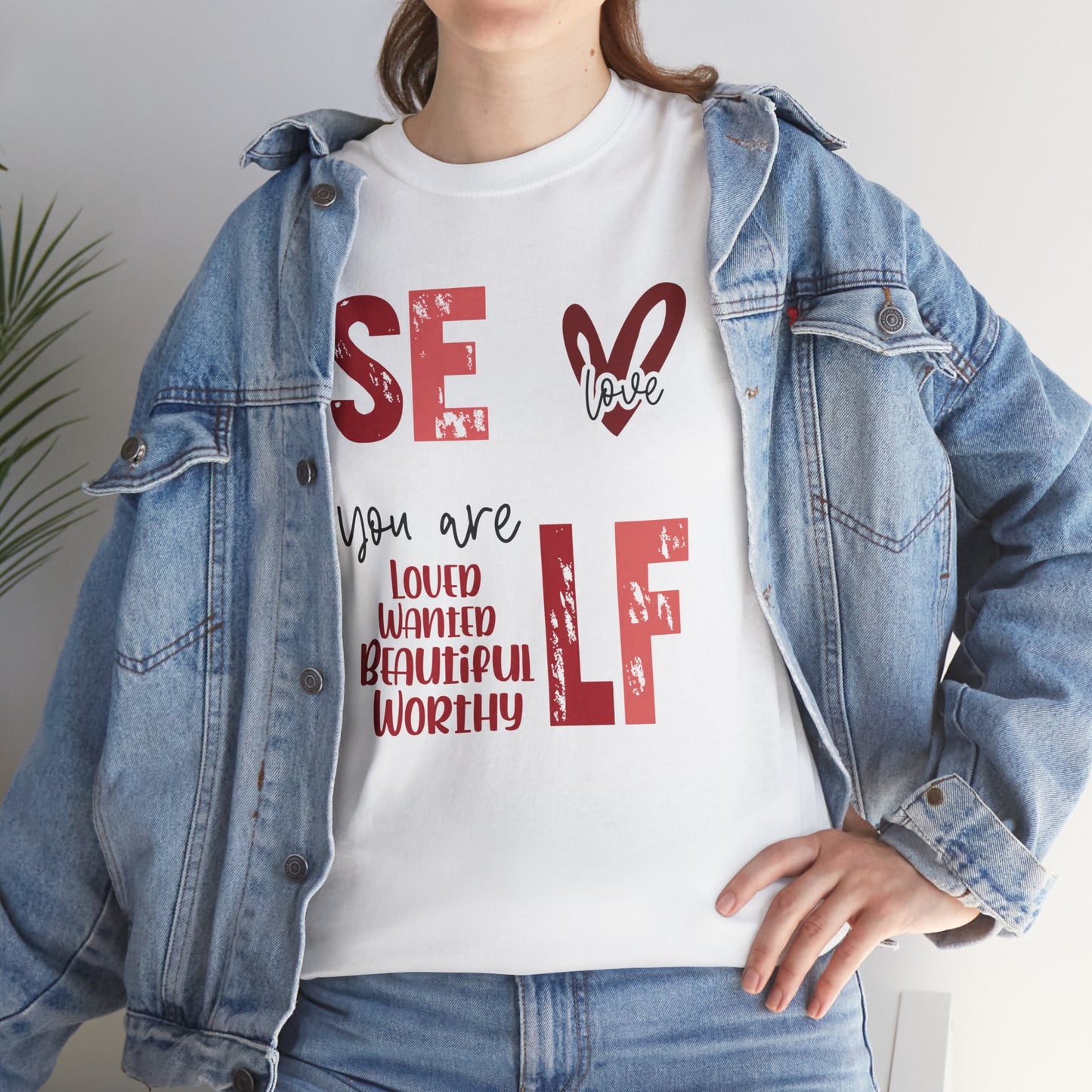 Self Love Inspirational Unisex Heavy Cotton Tee