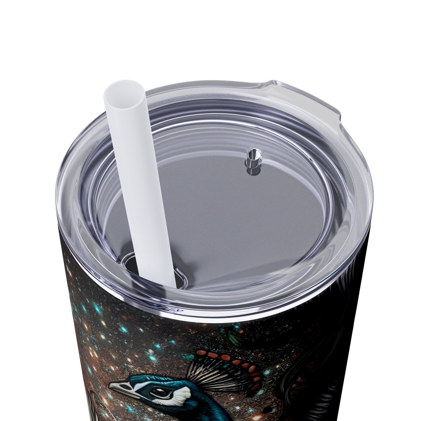 We can endure much more -Affirmation Art Skinny Tumbler - 20oz with Straw