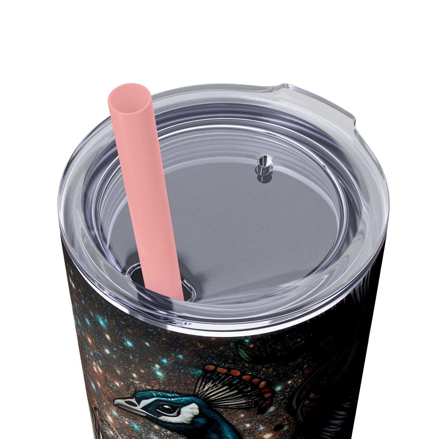 We can endure much more -Affirmation Art Skinny Tumbler - 20oz with Straw